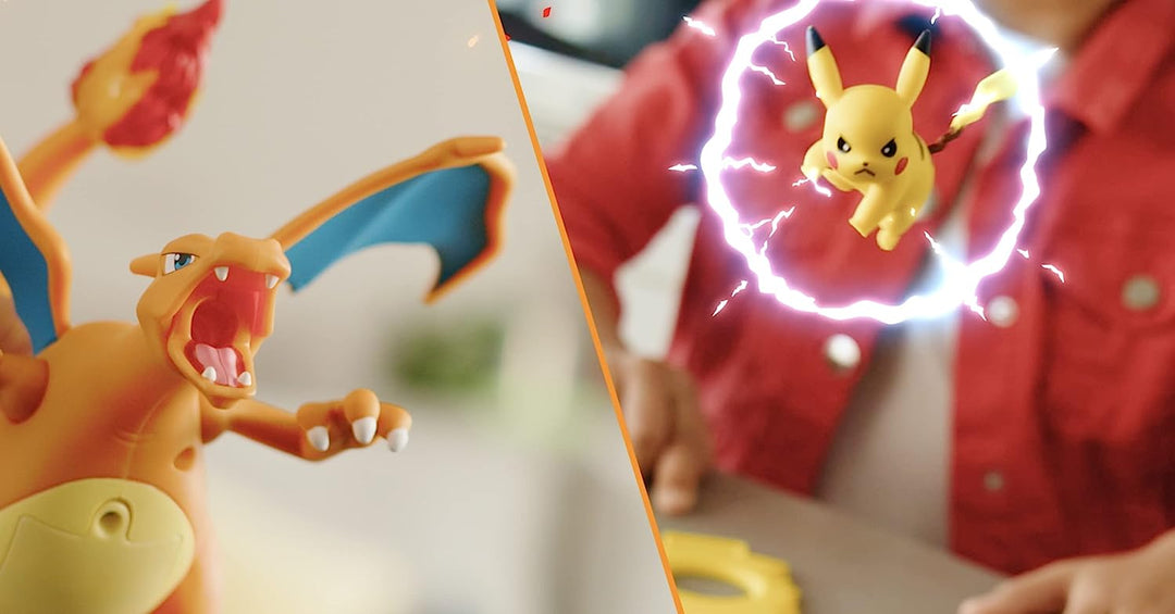 Pokémon PKW2731 Deluxe-Funktion enthält 6 interaktive Glurak plus 2-Zoll-Pika
