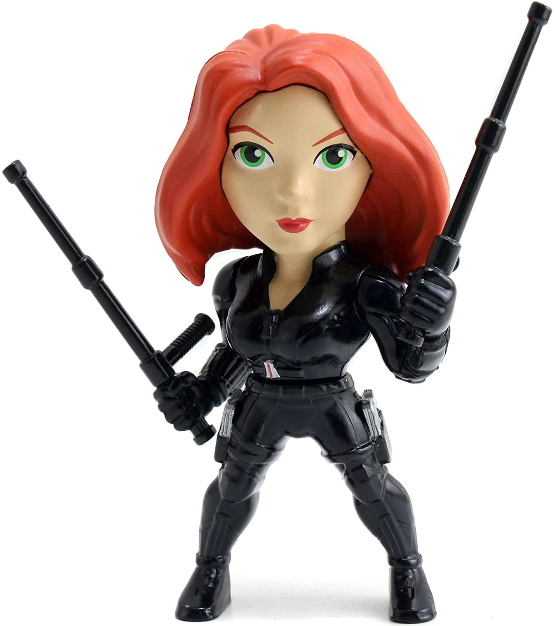 Jada Toys 253221014 Marvel Black Widow Figur, Druckguss-Sammelfigur, 10 cm