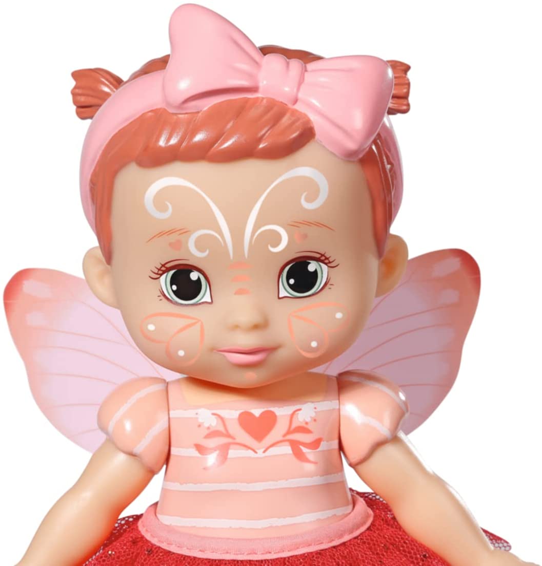 BABY born 831823 Märchenbuch Fairy Poppy – 18 cm große, flatternde Flügel – inklusive Puppe
