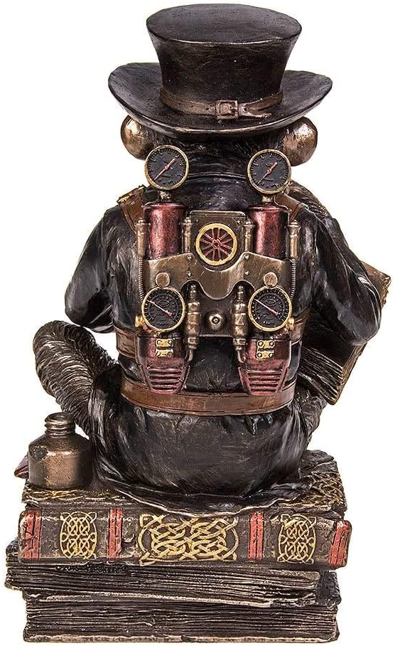 Nemesis Now Chimpanzee Scholar Figur 18 cm Bronze, Größe 23 cm