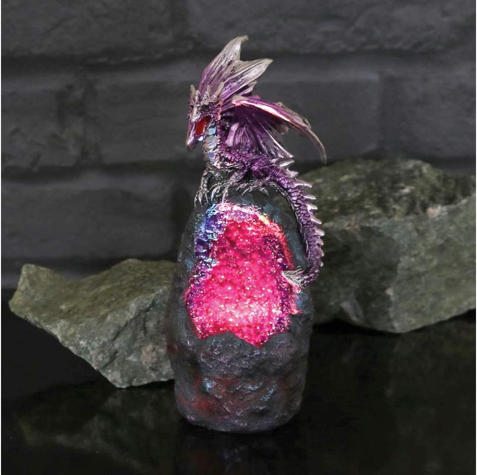 Nemesis Now Amethyst Crystal Guard Figur, Lila