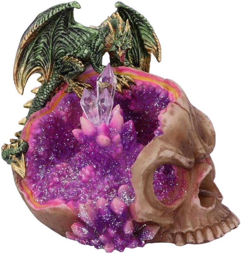Nemesis Now Kristalliner Schädel 15,7 cm, Pink