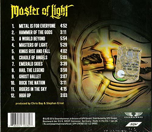 Freedom Call - Master Of Light [Audio CD]