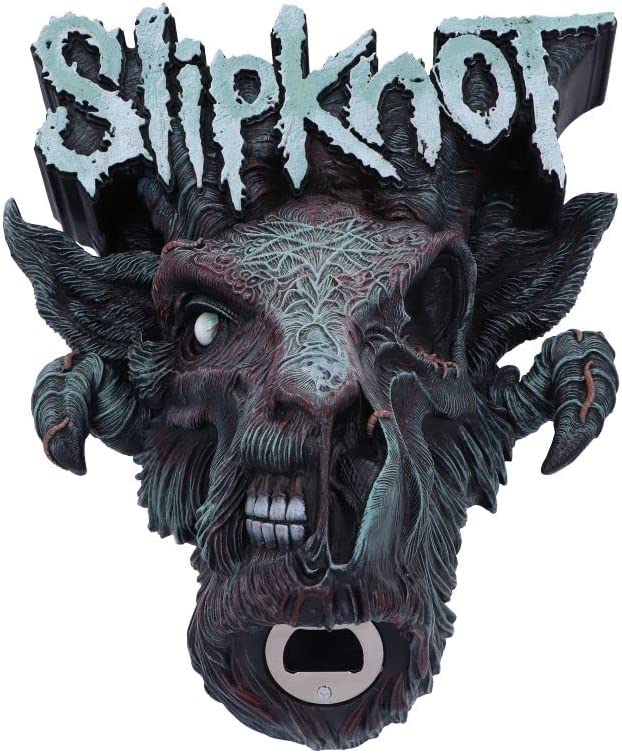 Nemesis Now offiziell lizenzierte Slipknot Infected Goat Logo Wandflasche