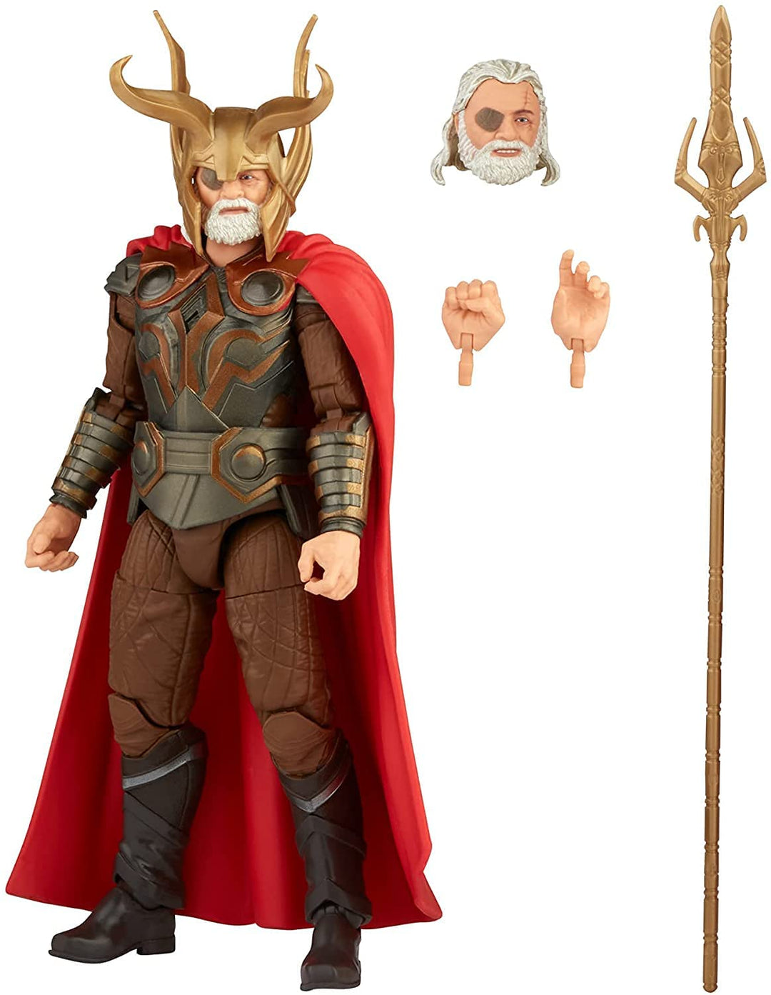 Marvel Hasbro Legends Series 15-cm Scale Action Figure Toy Odin, Infinity Saga character, Premium Design, Figure and 4 Accessories