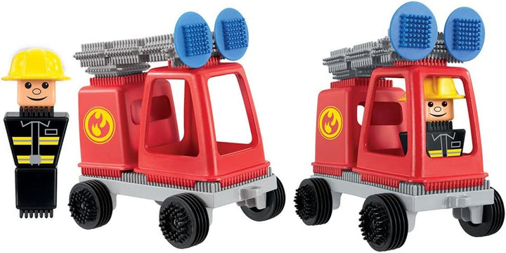 Stickle Bricks TCK09000 Hasbro Stick Feuerwehrauto-Bauset