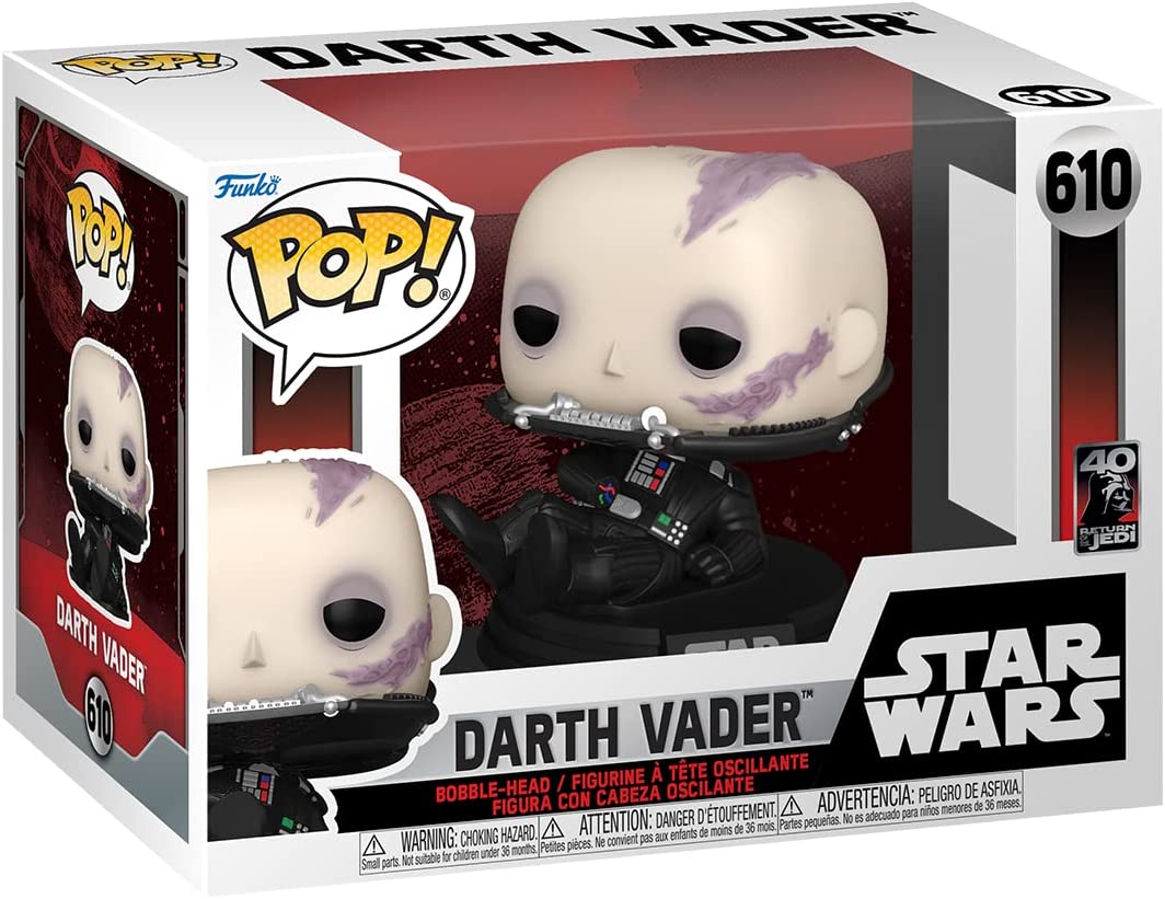 Star Wars: Return of the Jedi 40th - Vader (unmasked) Funko 70750 Pop! Vinyl #610