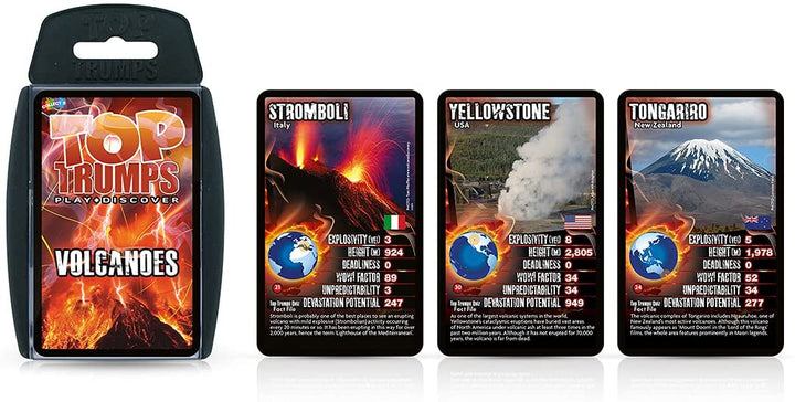 Volcanoes Top Trumps Kartenspiel
