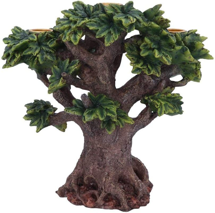 Nemesis Now U4925R0 Kerzenhalter, Waldflammenbaum, Geistermann, Ornament, braun a