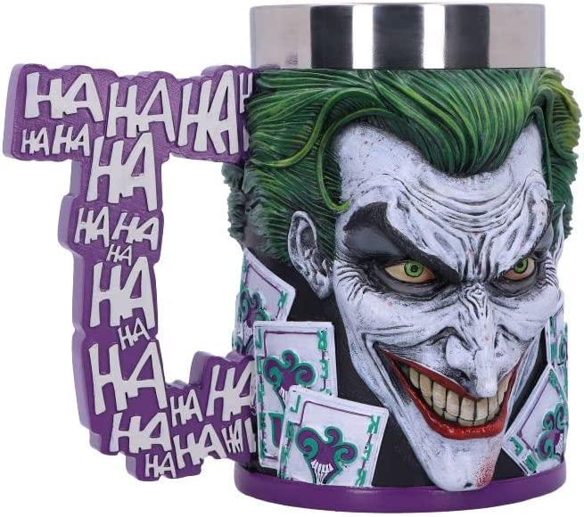 Nemesis Now offiziell lizenzierter The Joker Krug, Lila, 15,5 cm, Harz