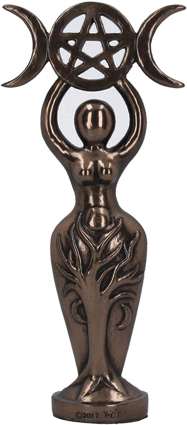 Nemesis Now Dreifache Göttin-Idol-Figur, 25 cm, Bronze
