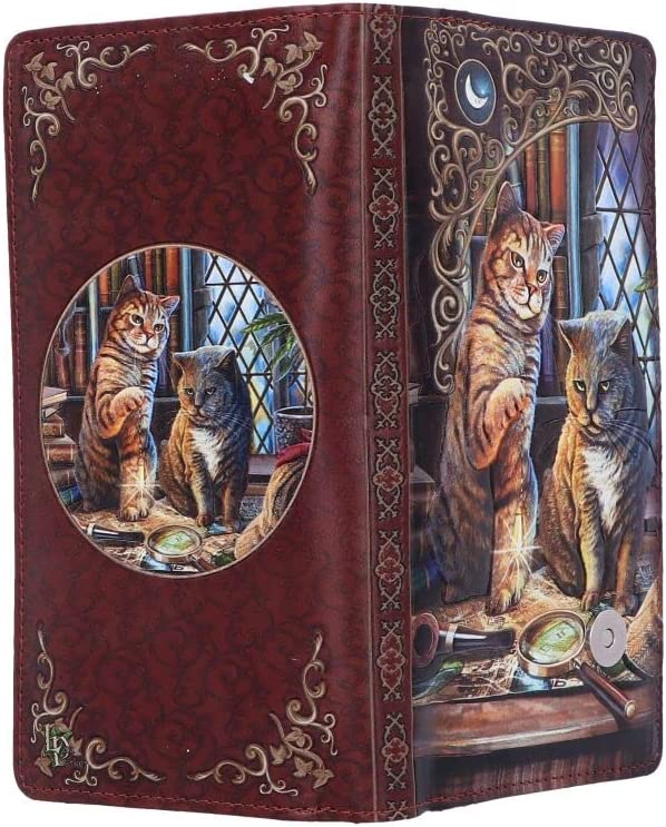 Nemesis Now Purrlock Holmes geprägte Geldbörse, Braun, 18,5 cm