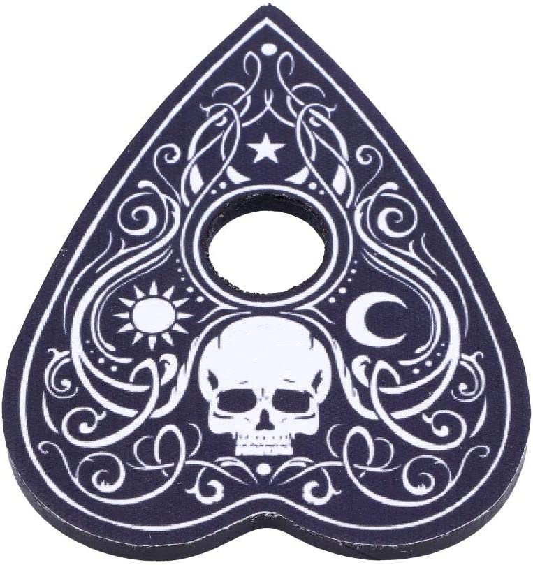 Nemesis Now Black and White Spirit Board mit Planchette, MDF/Polyester
