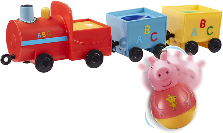 Peppa Pig Weebles zieht den Wackelzug entlang, 07482