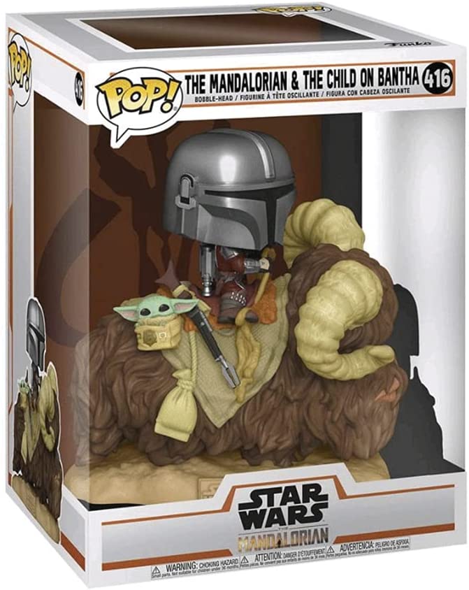 Star Wars The Mandalorian The Mandalorian &amp; The Child On Bantha Funko 52373 Pop! Vinyl #416