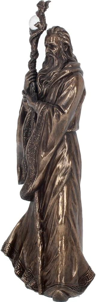 Nemesis Now Historic & Medieval - Merlin Bronze Resin Figurine 28cm 4