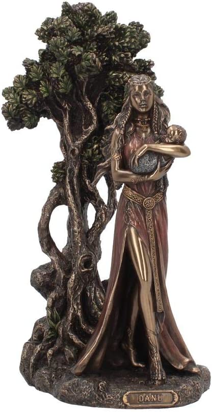 Nemesis Now Danu Mutter der Götter, 29,5 cm große Figur, Bronze, Einheitsgröße