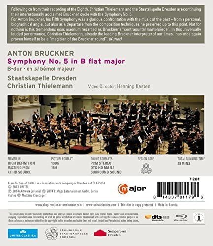 Bruckner: Sinfonie Nr. 5 [2014] – [Blu-ray]
