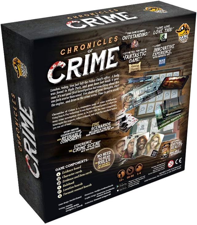 Lucky Duck Games Chronicles of Crime Board Game 4