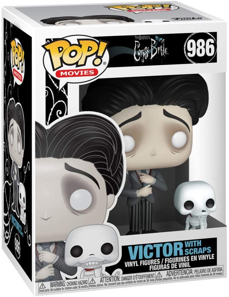 Funko Pop! Movies The Corpse Bride - Victor With Scraps Vinyl Figure #986