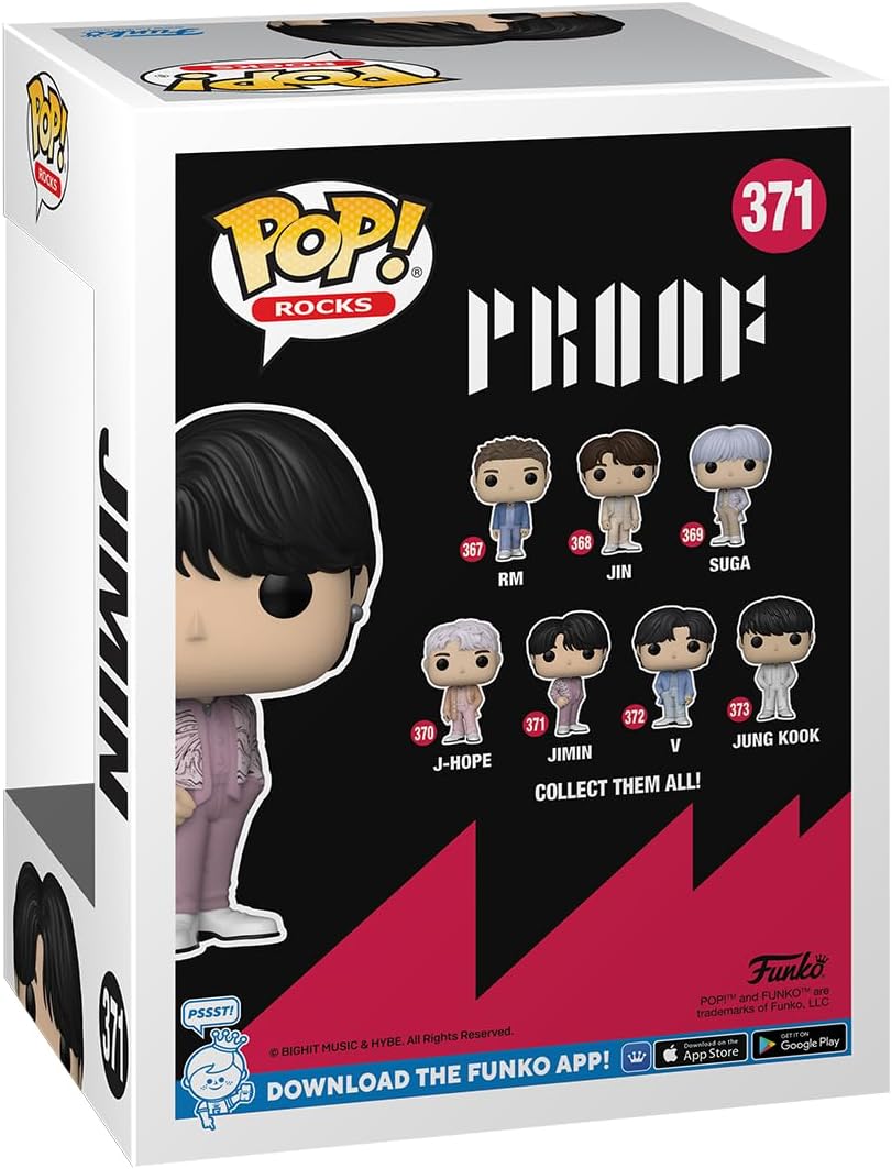 Funko POP! Rocks: BTS – Jimin – Vinyl-Sammelfigur – Geschenkidee – offiziell