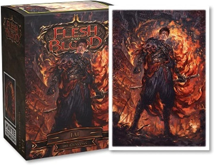 Arcane Tinmen 100 Drachenschild – Flesh and Blood Uprising – Matte Art Sleeves,