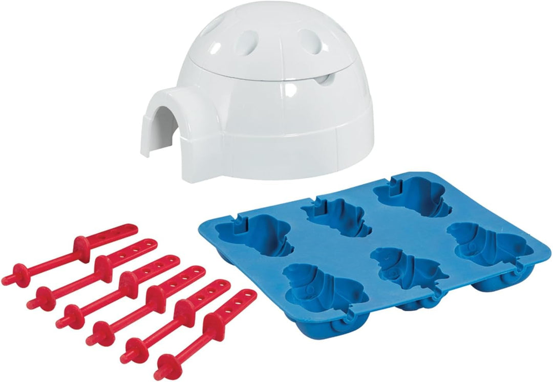 Mr Frosty Choc Eismaschine, Retro-Spielzeugmaschine aus Kunststoff in Schneemannform für Kinder bis M