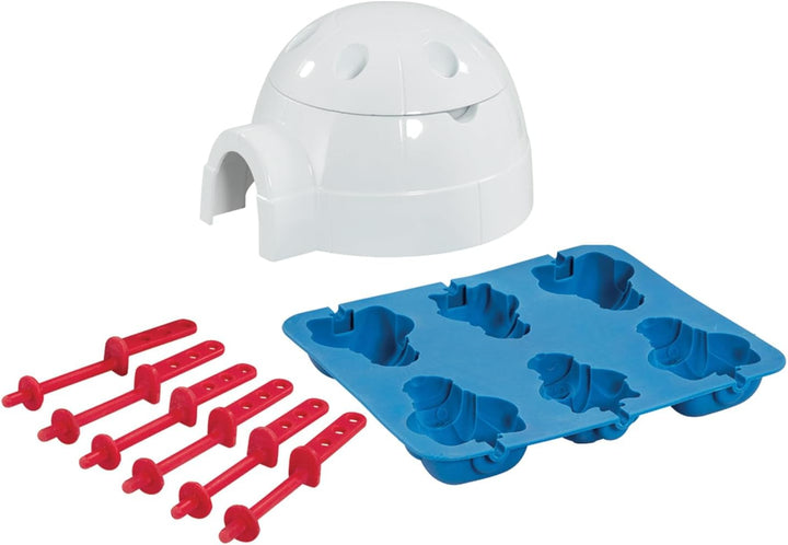 Mr Frosty Choc Eismaschine, Retro-Spielzeugmaschine aus Kunststoff in Schneemannform für Kinder bis M