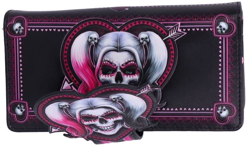 Nemesis Now Little Monster geprägte Geldbörse 18,5 cm, Polyurethan, Pink