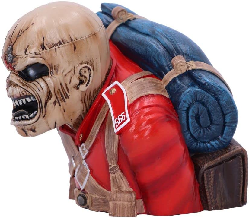 Nemesis Now Iron Maiden Eddie The Trooper Resin Bust Box
