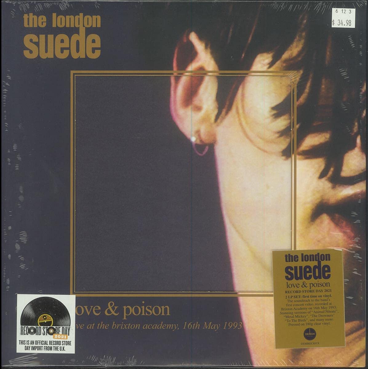 The London Suede - Love & Poison [Limited 180g Clear Vinyl] [RSD 2021]