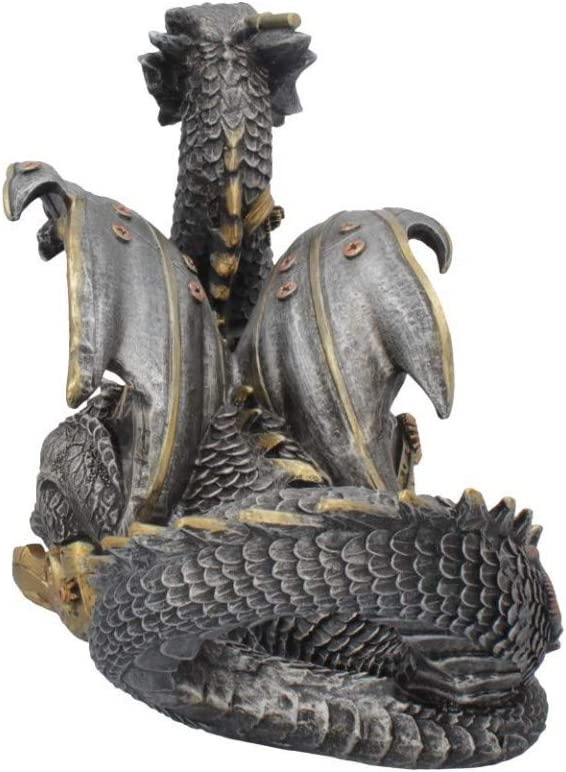 Nemesis Now Guardian of the Grapes Weinflaschenhalter, 20 cm, Silber