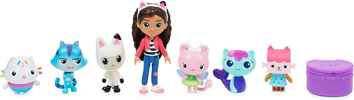 Gabby's Dollhouse, Deluxe-Figuren-Geschenkset mit 7 Spielzeugfiguren und Überraschungszugang