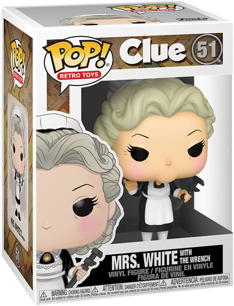 Funko Pop! Clue - Mrs. White Vinyl Figure (51455)
