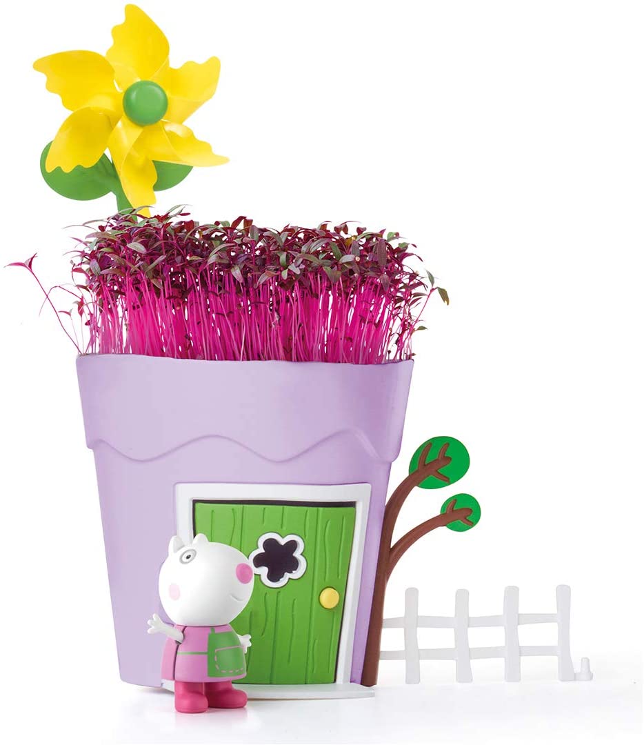 Peppa Pig PP104 Peppa Pots Sheep Suzy Tier- und Insekten-Habitat-Sets für Kinder, mehrfarbig