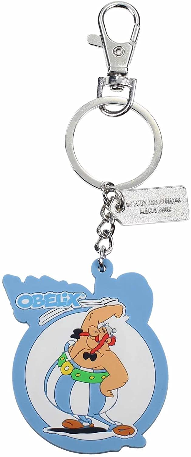 SD Toys Asterix Obelix Paff Reversible Rubber Keychain