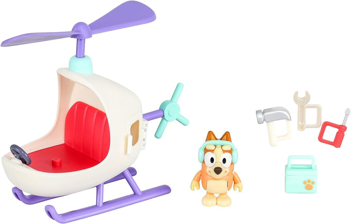 Bluey 17560 Vehicle & Figure BINGO'S Helicopter,Small