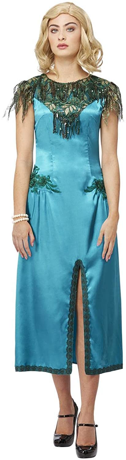 Smiffys 51532M, offiziell lizenziertes Peaky Blinders Grace Shelby-Kostüm, Damen, BM – UK-Größe 12–14
