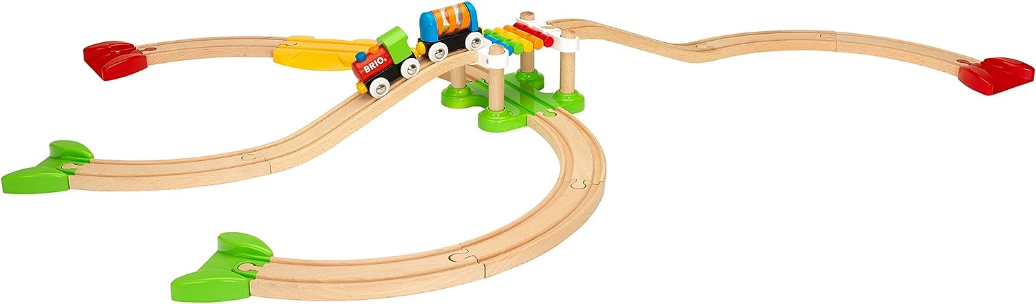BRIO My First Railway Beginner Pack Wooden Train Set 6