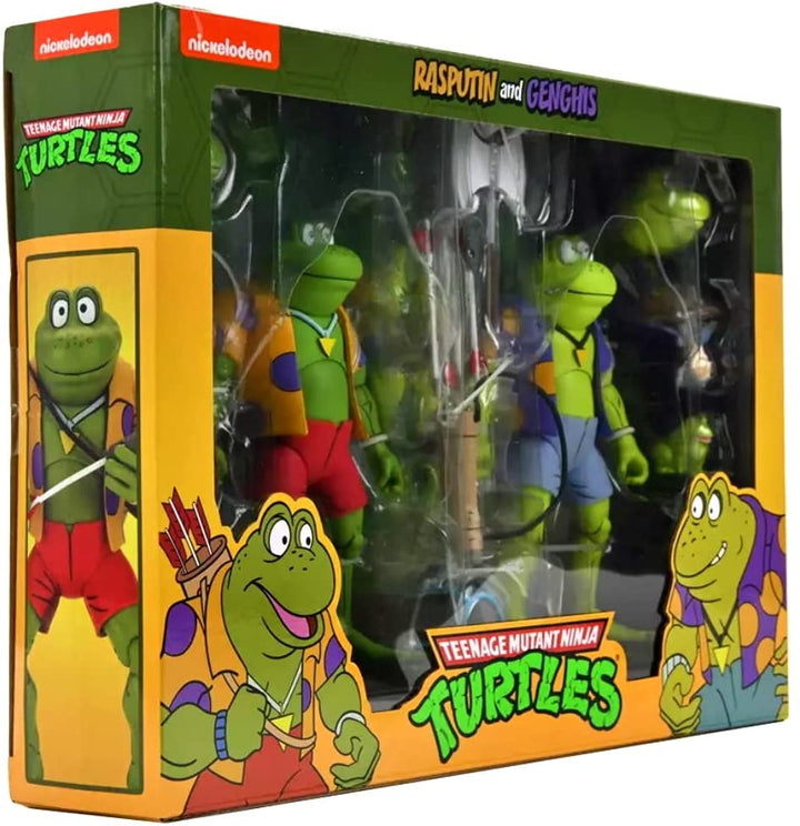 Dschingis &amp; Rasputin (TMNT) 2er-Pack Neca-Actionfiguren