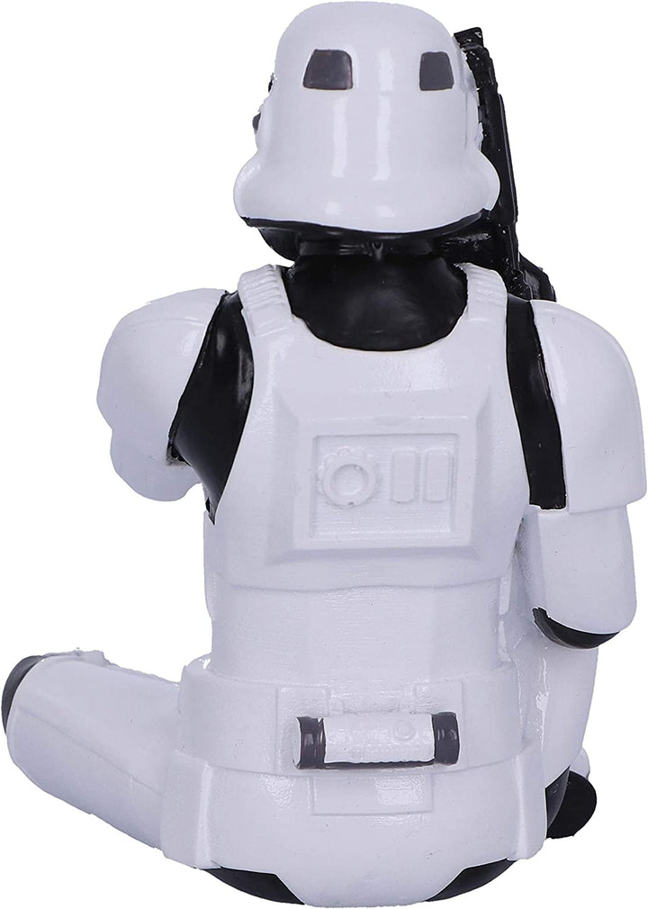 Nemesis Now B4894P9 Original Stormtrooper Three Wise Sci-Fi Speak No Evil, Mehrfarbig, 10 cm