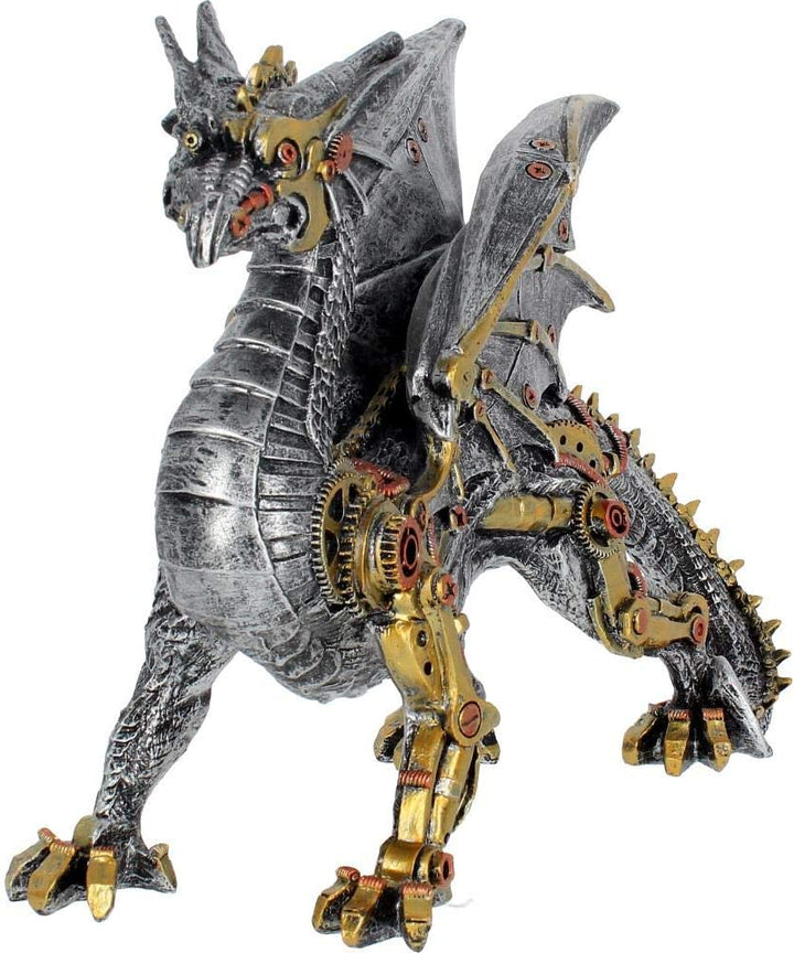 Nemesis Now Dracus Machina Figur 29 cm Silber