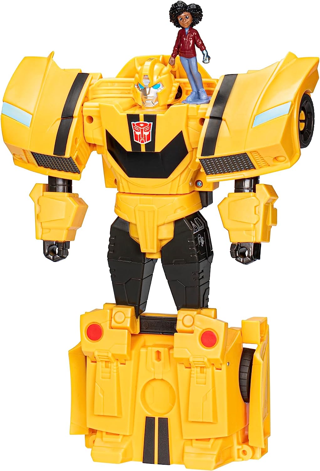 TRANSFORMERS Toys EarthSpark Spin Changer Bumblebee 20 cm große Actionfigur mit Mo