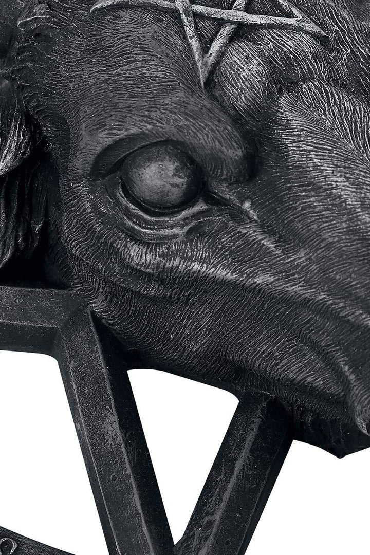 Nemesis Now Baphomet Wandschild, 49 cm, Schwarz