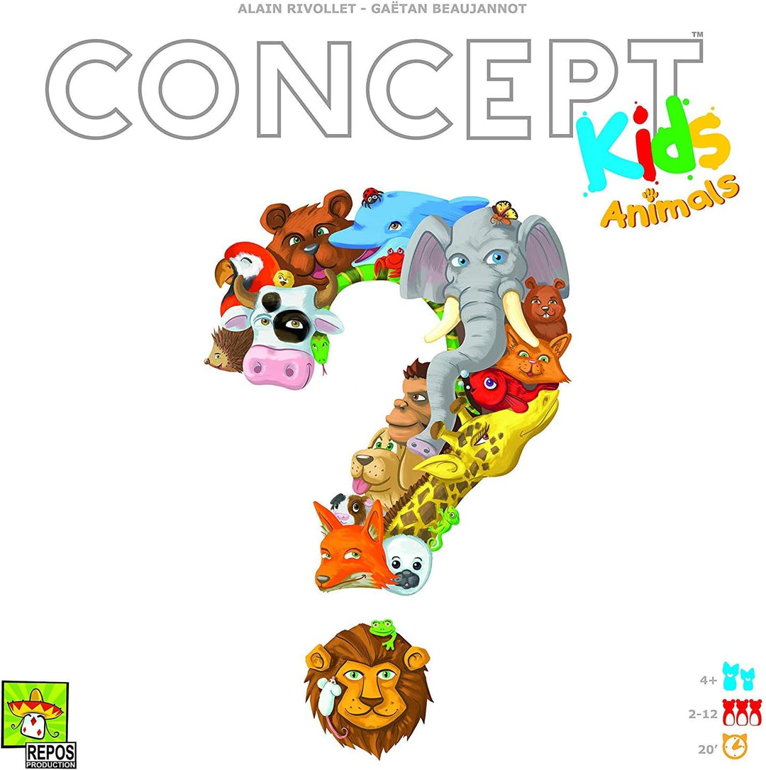 Repos Productions - Concept Kids: Animals - Board Game