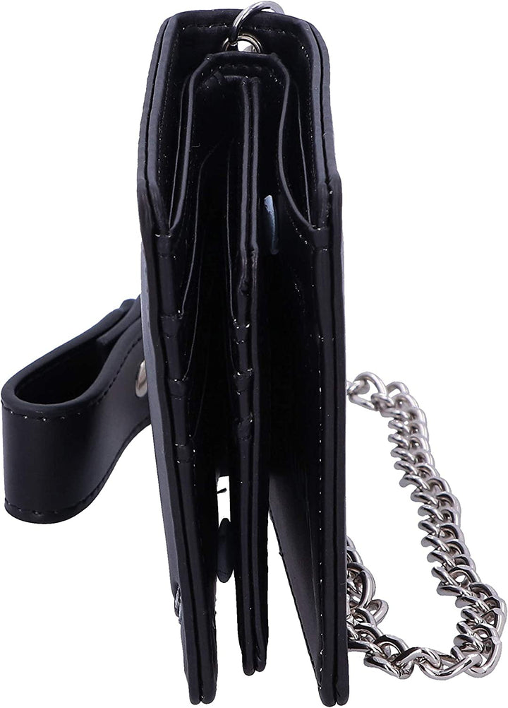 Nemesis Now Offiziell lizenzierte Metallica Black Album-Geldbörse mit Kette, Kunstleder, 11 cm