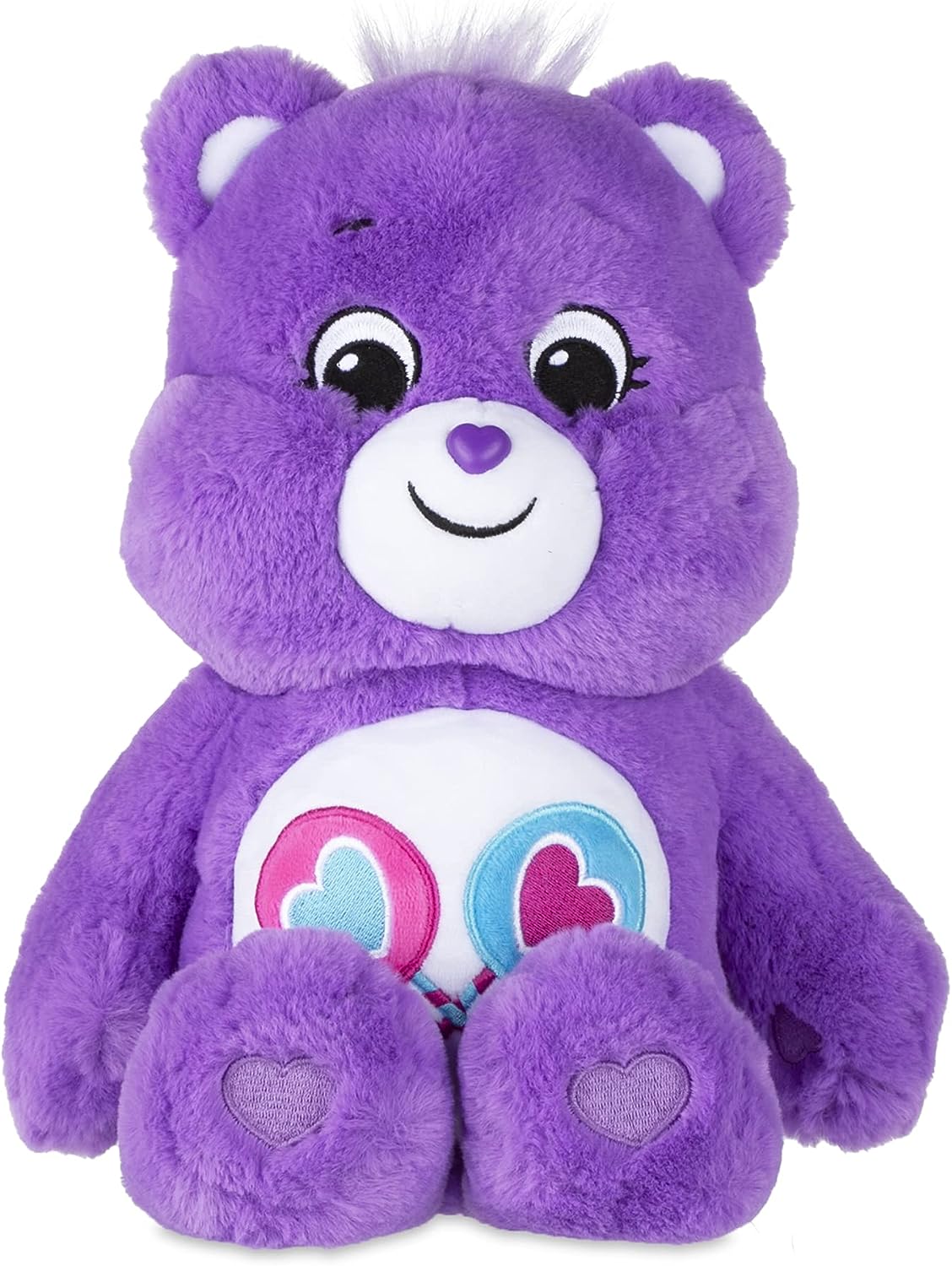 Care Bears Share Bear - 14 Inch Purple Plush Toy for Kids