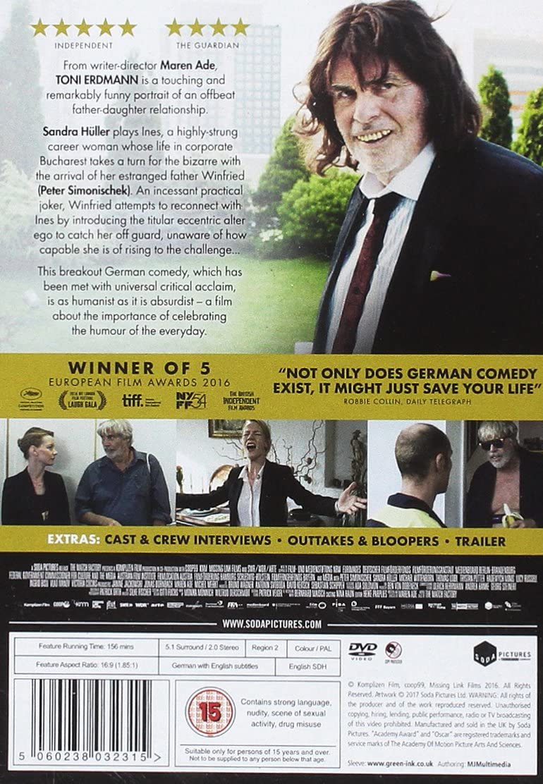 Toni Erdmann [2017] - Drama [DVD]