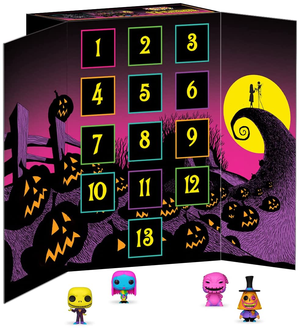 Funko Pop! 63959 Adventskalender: 13 Tage – Der Albtraum vor Weihnachten (Schwarzlicht) 