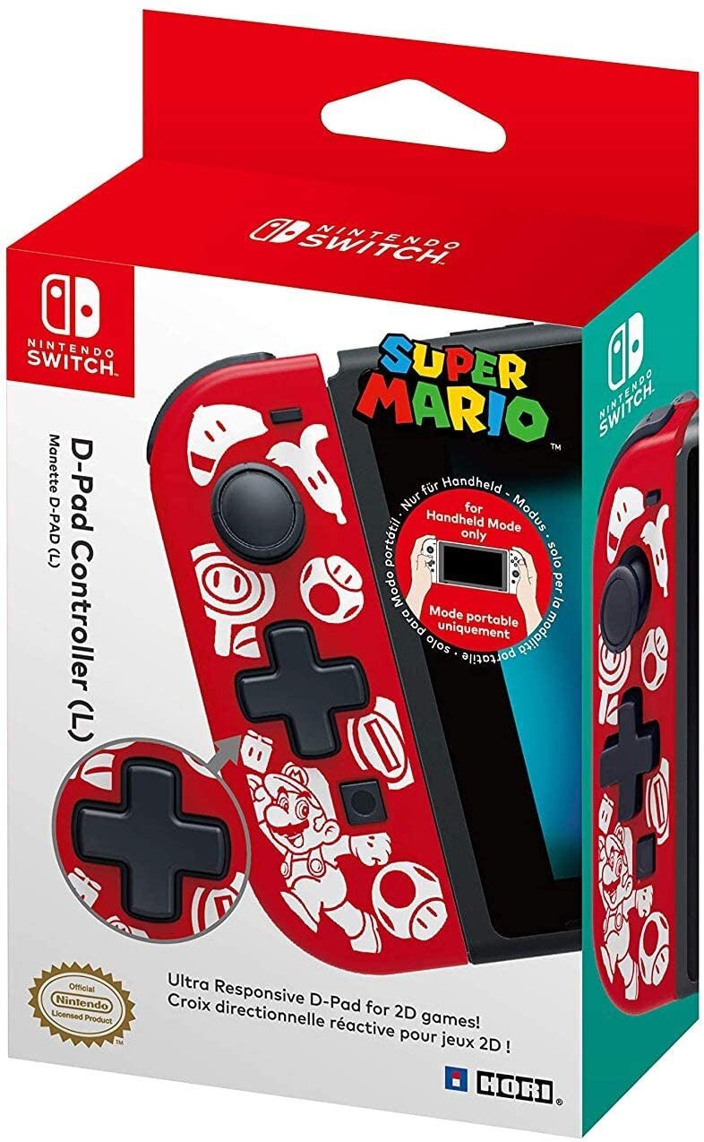 Super Mario - Nintendo Switch D-Pad Controller (L) by Hori